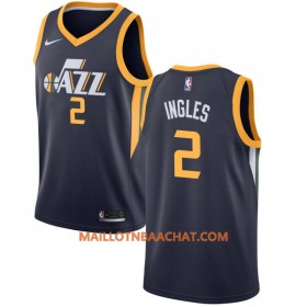 Maillot NBA Utah Jazz Joe Ingles 2 Nike 2017-18 Navy Swingman - Homme
